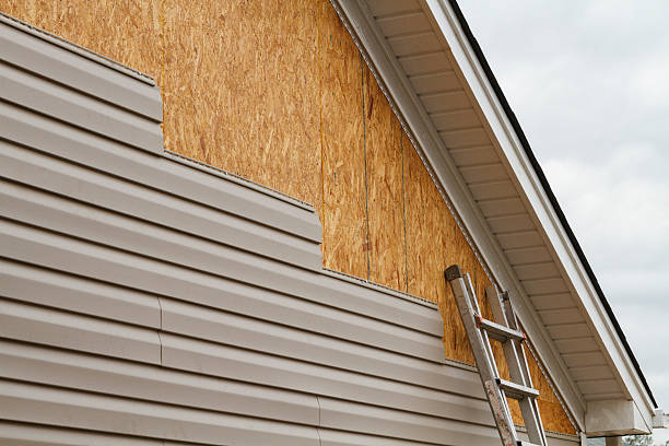 Professional Emergency Siding Repair technician working in Dawson, GA